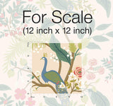 Wallpaper Peacock Wallpaper // Light Pink 