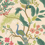 Wallpaper Peacock Wallpaper // Light Pink 
