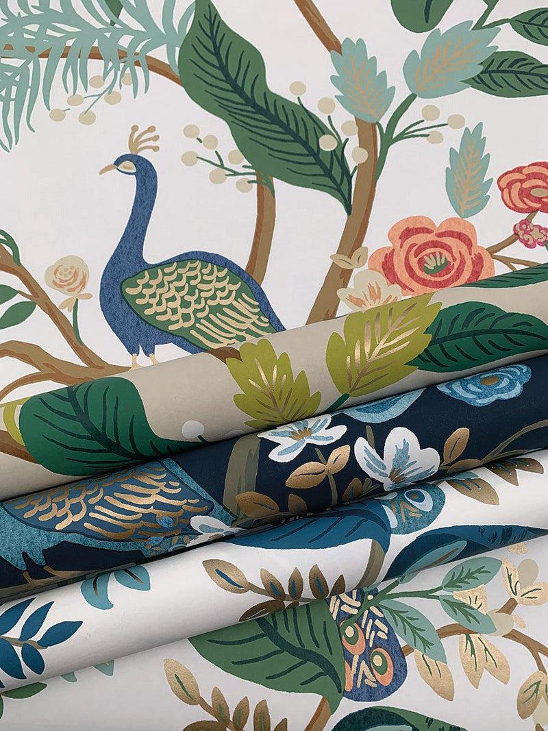 Wallpaper Peacock Wallpaper // Linen 