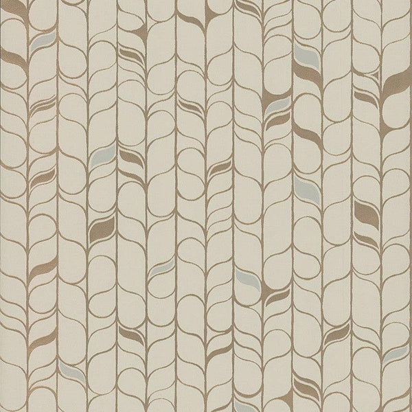 Wallpaper Perfect Petals Wallpaper // Beige & Gold 