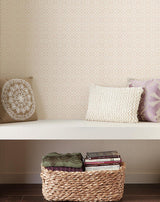 Wallpaper Pergola Lattice Wallpaper // Light Pink 