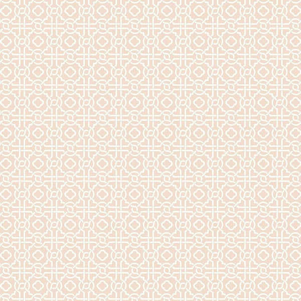 Wallpaper Pergola Lattice Wallpaper // Light Pink 