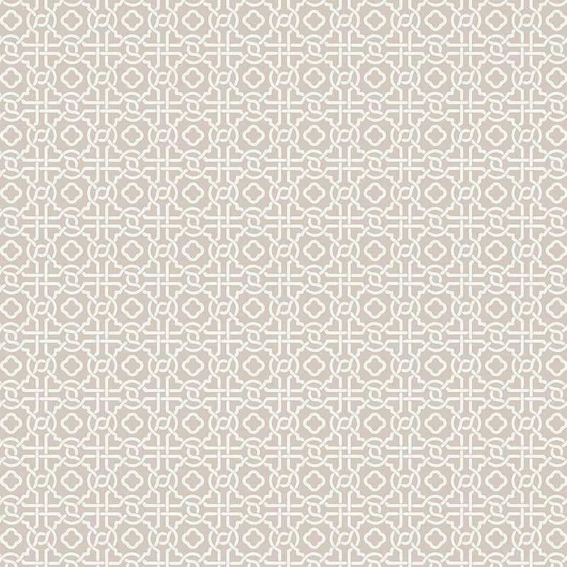 Wallpaper Pergola Lattice Wallpaper // Taupe 