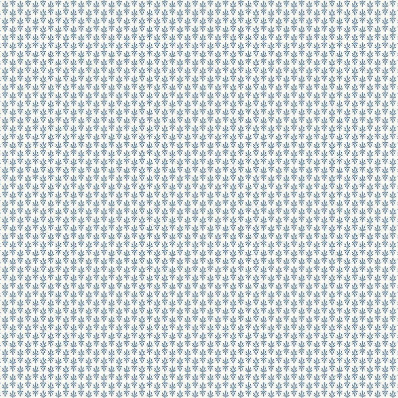 Wallpaper Petal Wallpaper Sample // White & Blue 8 x 10 