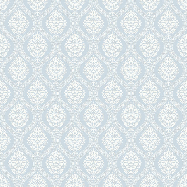 Wallpaper Petite Ogee Wallpaper // Blue 