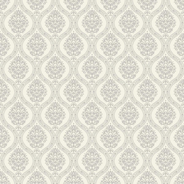 Wallpaper Petite Ogee Wallpaper // Taupe 