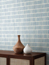 Wallpaper Petite Pergola Wallpaper // Blue 