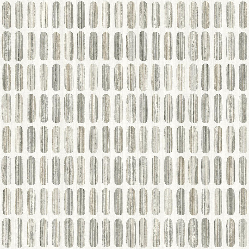 Wallpaper Petite Pergola Wallpaper Sample // Grey & Taupe 8 x 10 