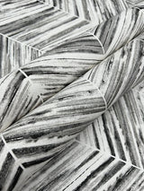 Wallpaper Petite Watercolor Chevron Wallpaper // Black & White 