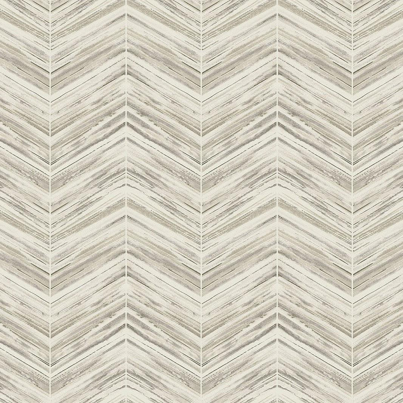 Wallpaper Petite Watercolor Chevron Wallpaper Sample // Cream 8 x 10 