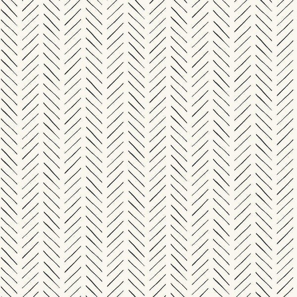 Wallpaper Pick-Up Sticks Wallpaper // Black 