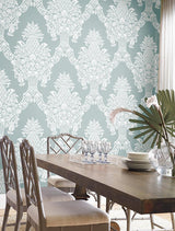 Wallpaper Pineapple Plantation Wallpaper // Blue 