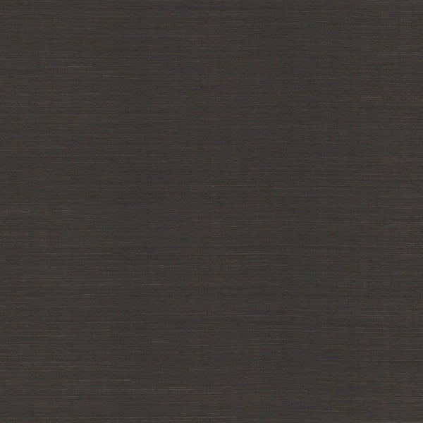 Wallpaper Plain Sisal Grasscloth Wallpaper // Black 