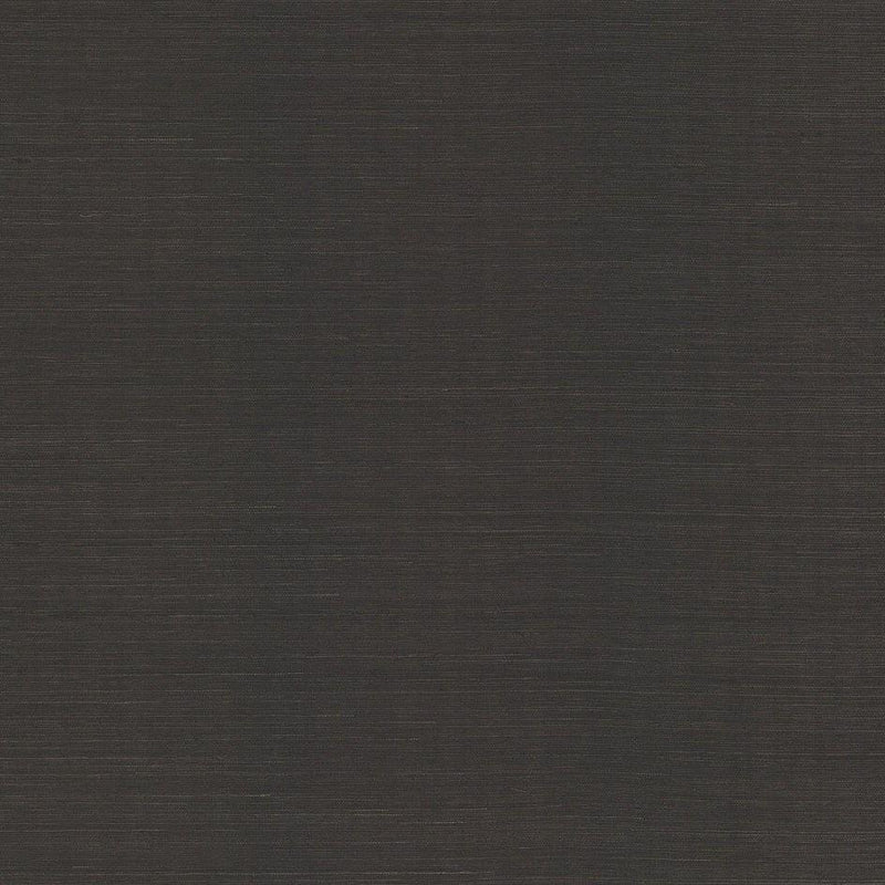 Wallpaper Plain Sisal Grasscloth Wallpaper Sample // Black 8 x 10 