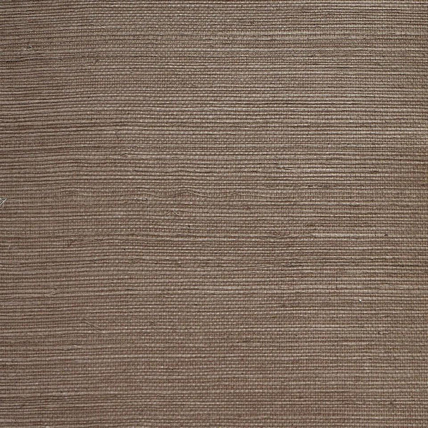 Wallpaper Plain Sisal Grasscloth Wallpaper // Taupe 