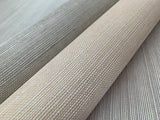 Wallpaper Plain Sisal Grasscloth Wallpaper // White 