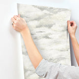 Wallpaper Plein Air Wallpaper // Tan & Grey 