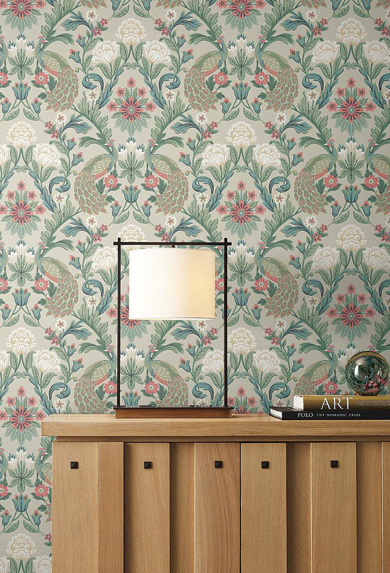 Wallpaper Plume Dynasty Wallpaper // Taupe 