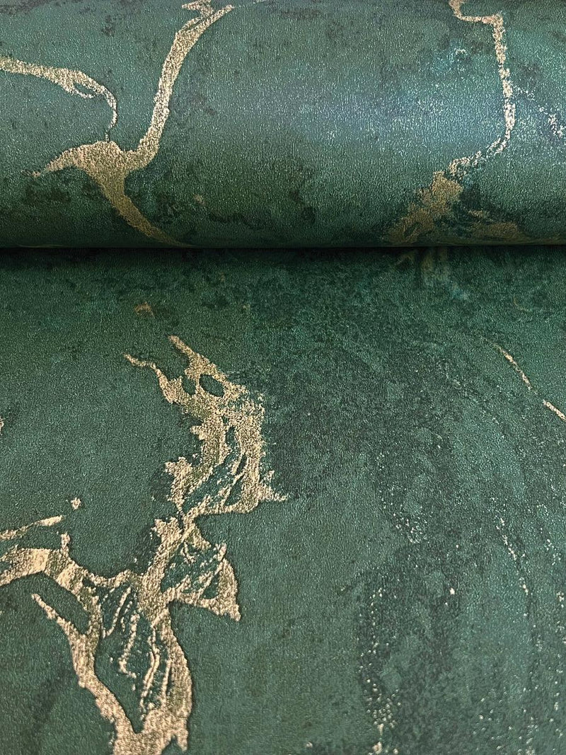 Wallpaper Polished Marble Wallpaper // Green 