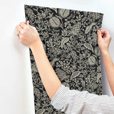 Wallpaper Pomegranate Wallpaper // Black 