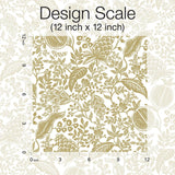 Wallpaper Pomegranate Wallpaper // White 