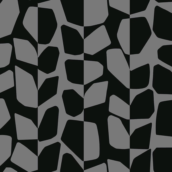 Wallpaper Primitive Vines Wallpaper // Black Metallic 