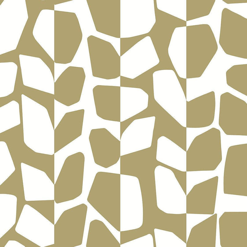 Wallpaper Primitive Vines Wallpaper Sample // Gold Metallic 8 x 10 