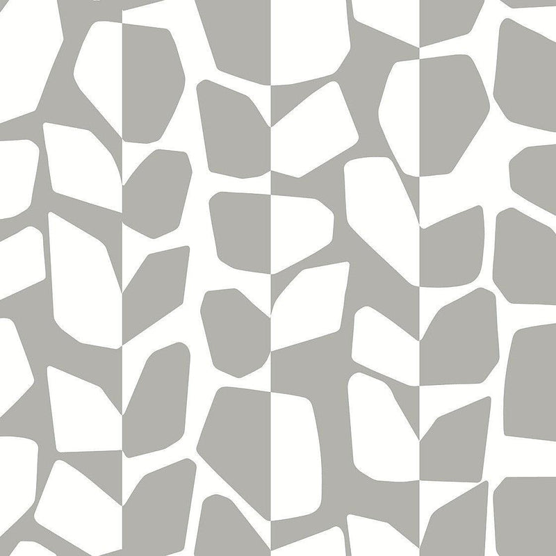 Wallpaper Primitive Vines Wallpaper Sample // Silver Metallic 8 x 10 