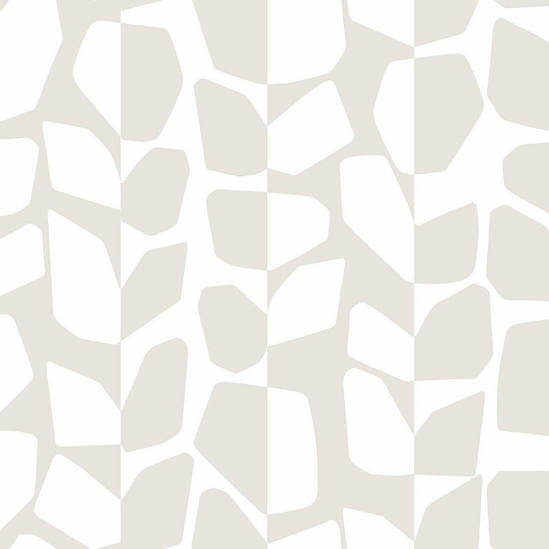 Wallpaper Primitive Vines Wallpaper Sample // White & Cream 8 x 10 