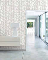 Wallpaper Primitive Vines Wallpaper // White & Cream 