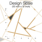 Wallpaper Prismatic Wallpaper // Gold & Black 