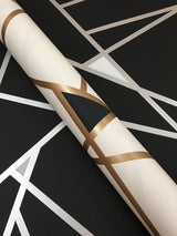Wallpaper Prismatic Wallpaper // Gold & Black 
