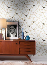 Wallpaper Prismatic Wallpaper // Gold & Black 