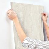 Wallpaper Quarter Sawn Wood Wallpaper // Beige 