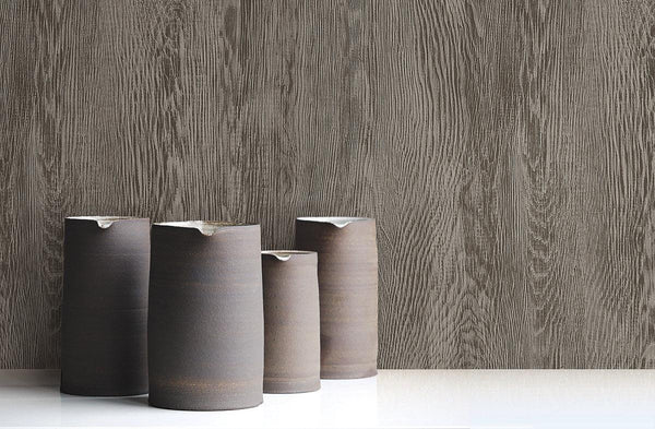 Wallpaper Quarter Sawn Wood Wallpaper // Light Brown 