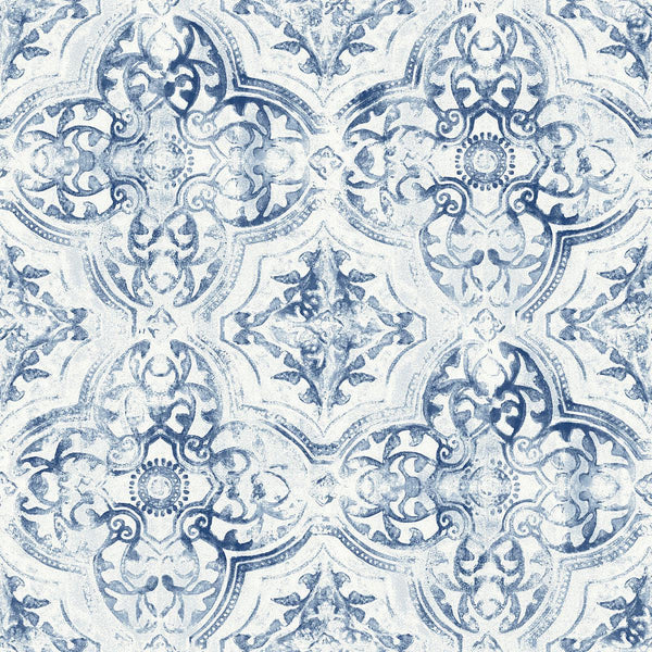 Wallpaper Quartet Wallpaper // White & Blue 