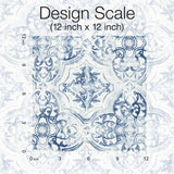 Wallpaper Quartet Wallpaper // White & Blue 