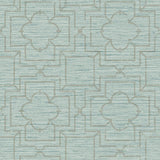 Wallpaper Quatrefoil Trellis Peel & Stick Wallpaper // Blue 