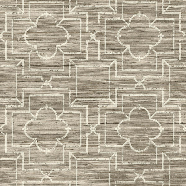 Wallpaper Quatrefoil Trellis Peel & Stick Wallpaper // Neutral 