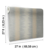 Wallpaper Quill Stripe Wallpaper // Dark Grey 