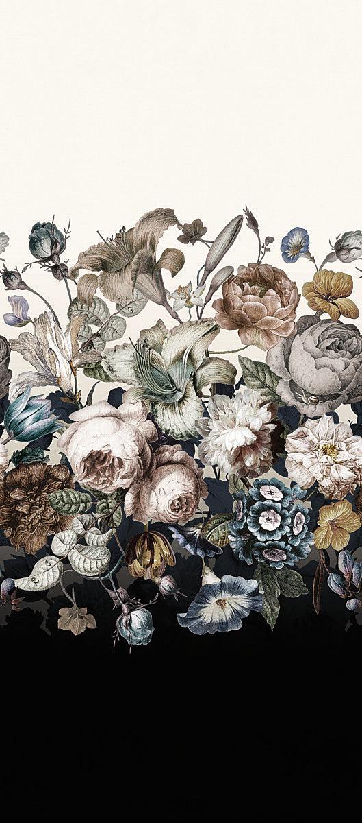 Wallpaper Rachel Rose Wall Mural Sample // White 8 x 10 