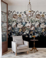 Wallpaper Rachel Rose Wall Mural // White 