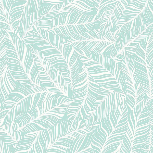 Wallpaper Rainforest Canopy Wallpaper // Aqua 