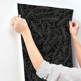 Wallpaper Rainforest Canopy Wallpaper // Black 