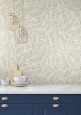 Wallpaper Rainforest Canopy Wallpaper // Cream 