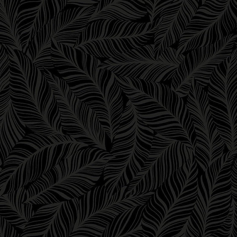 Wallpaper Rainforest Canopy Wallpaper Sample // Black 8 x 10 