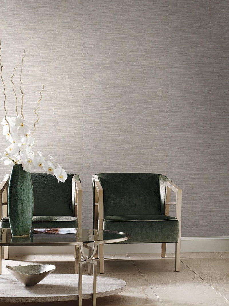 Wallpaper Ramie Weave Wallpaper // Light Grey 