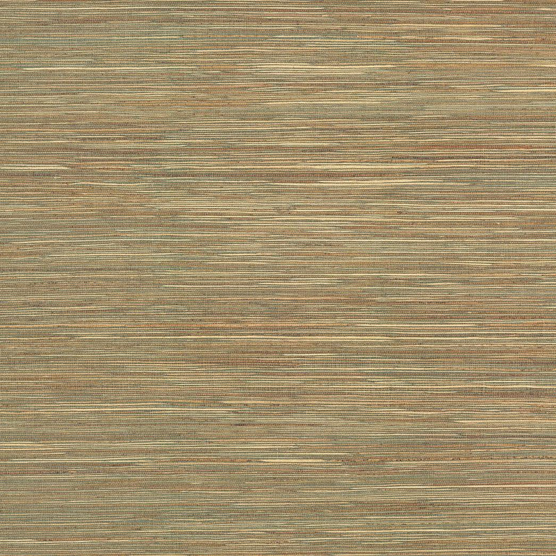 Wallpaper Raw Jute Wallpaper Sample // Green 8 x 10 