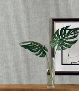 Wallpaper Reed Basket Peel & Stick Wallpaper // White 