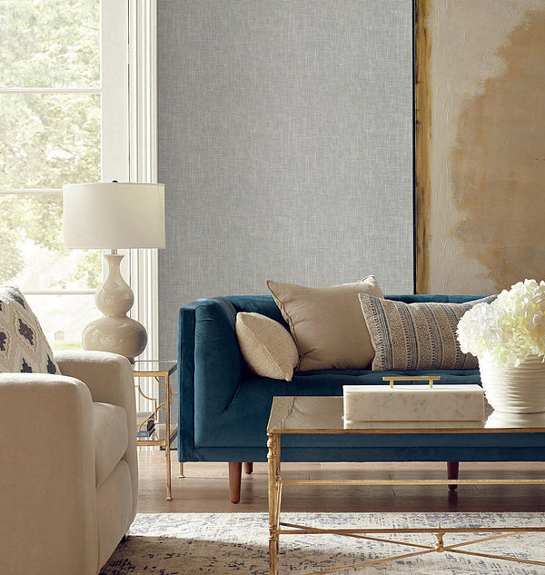 Wallpaper Reed Basket Peel & Stick Wallpaper // White 